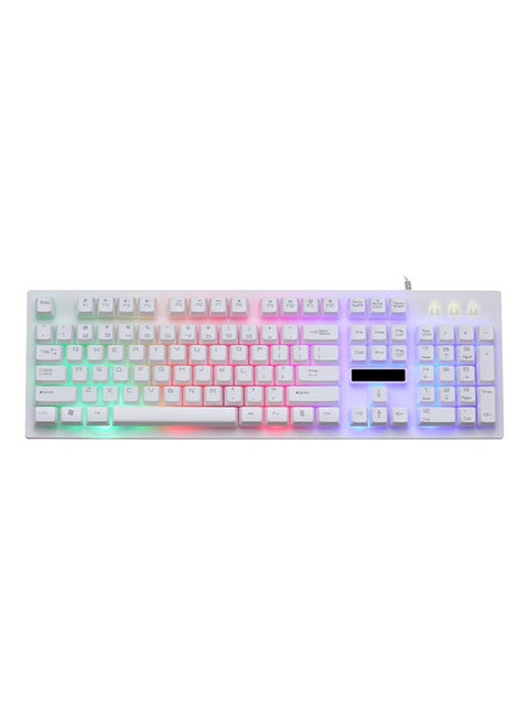 G20 LED Rainbow Color Game USB Wired RGB Mechanical Keyboard