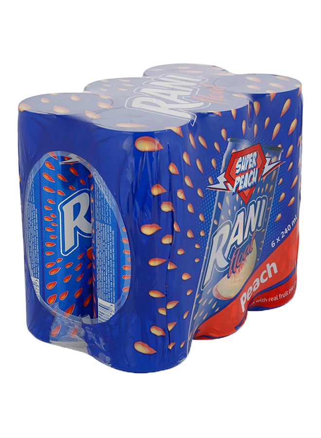 Rani Peach Peach 240ml Pack of 6 