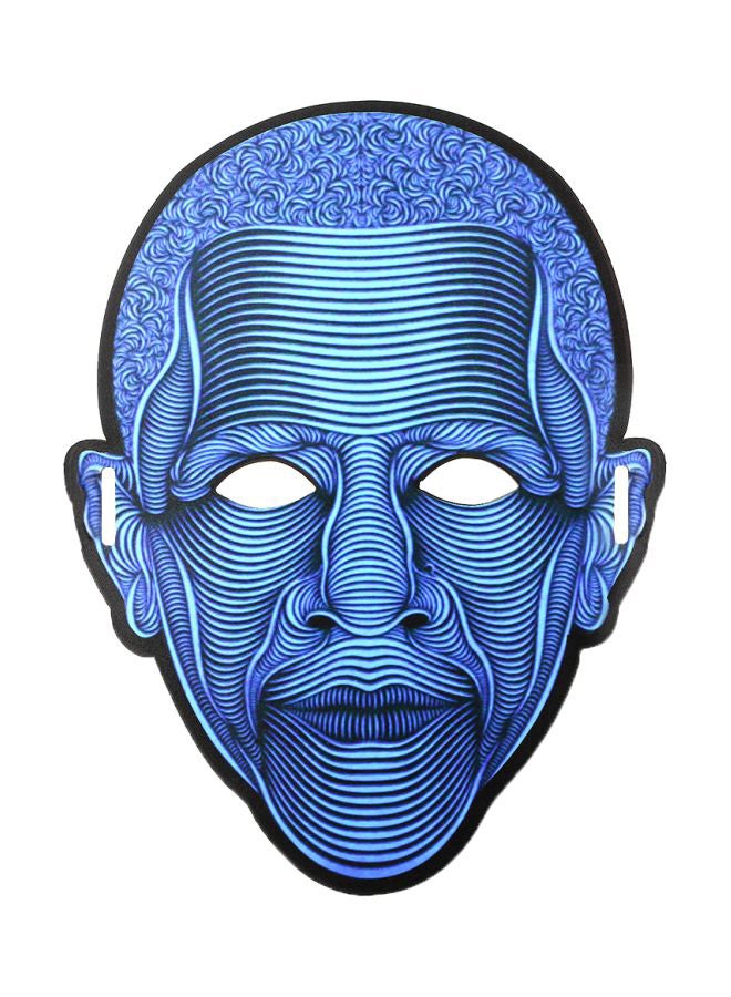LED Light Sound Activated Full-face Mask 