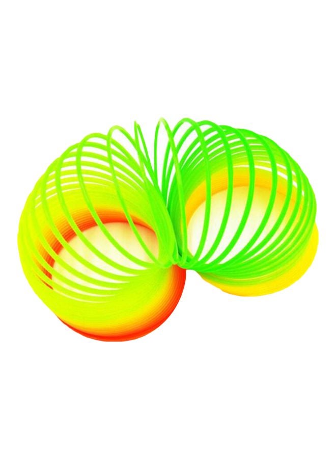 لعبة كلاسيكية على شكل نابض بألوان قوس قزح 7x7x7سم - Image 1