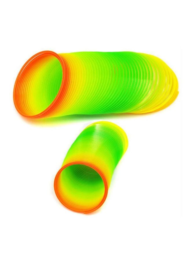 لعبة كلاسيكية على شكل نابض بألوان قوس قزح 7x7x7سم - Image 4