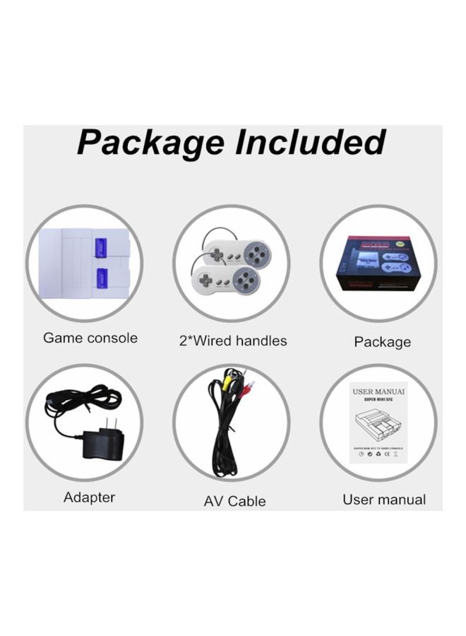 NES Super Mini Game Machine Built-in 500 Non-repetition Games Two Handles - Wired - Image 4