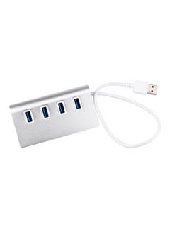 Generic 4 Port USB Hub Silver 