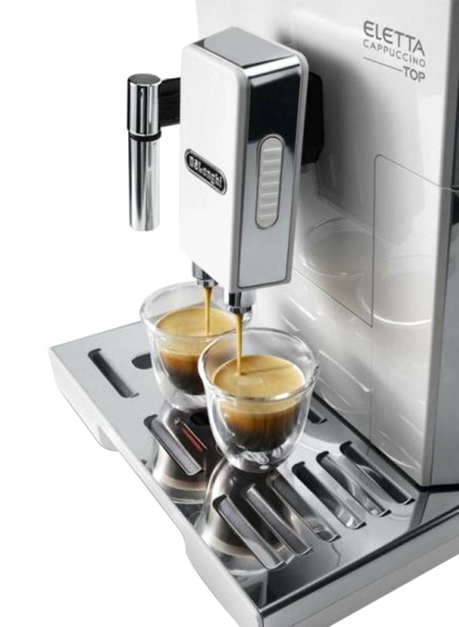 De'Longhi - Eletta Automatic Cappuccino Machine 2.0 L 1450.0 W ECAM45.760W Silver/Black - Image 1