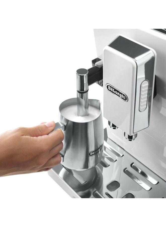 De'Longhi - Eletta Automatic Cappuccino Machine 2.0 L 1450.0 W ECAM45.760W Silver/Black - Image 1
