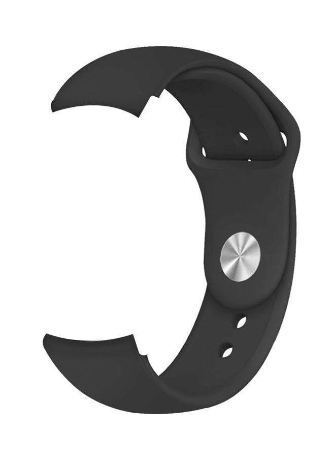 أتوكيت سوار من السيليكون لساعة سامسونج جالاكسي مقاس 46 مم أسود - Image 1