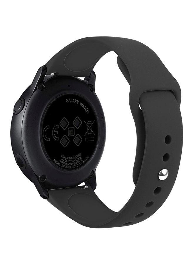 أتوكيت سوار من السيليكون لساعة سامسونج جالاكسي مقاس 46 مم أسود - Image 2