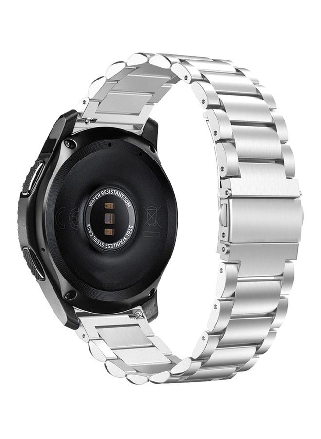 أتوكيت سوار معدني مناسب لساعة سامسونج جالاكسي مقاس 46 مم. فضي - Image 2