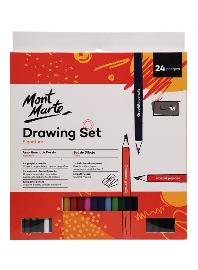 Mont Marte - 24-Piece Signature Drawing Set Multicolour - Image 1