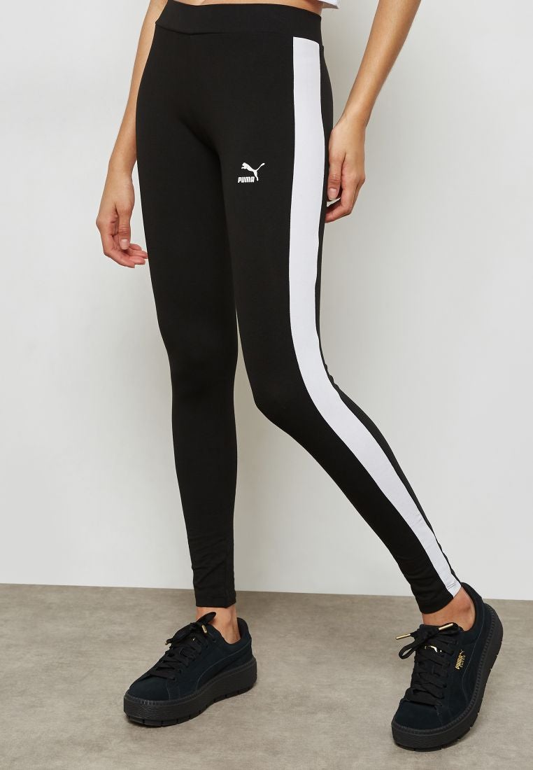 PUMA Classic T7 Logo Leggings Black  - Image 1