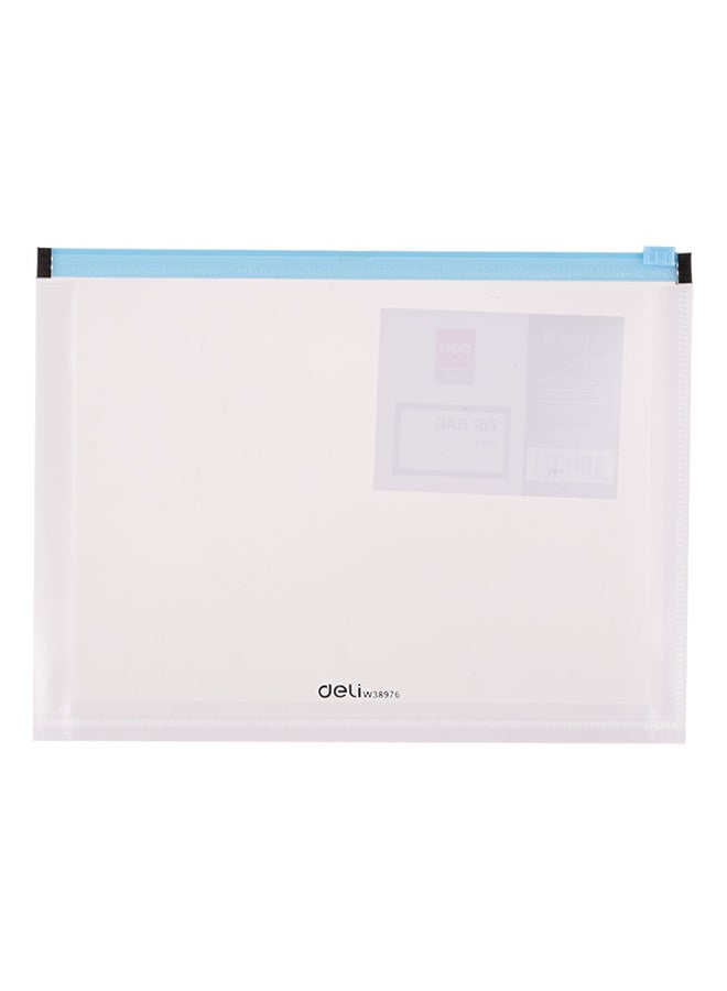 ديلي طقم حقيبة شفافة بسحاب مكون من 12 قطعة أبيض - Image 1