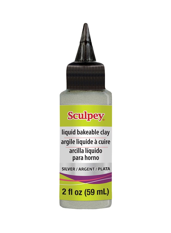 Sculpey Liquid Bikeable Clay Silver 