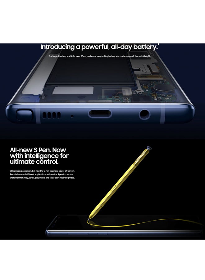 Samsung - Galaxy Note9 Dual SIM Midnight Black 128GB 6GB RAM 4G LTE - Image 1