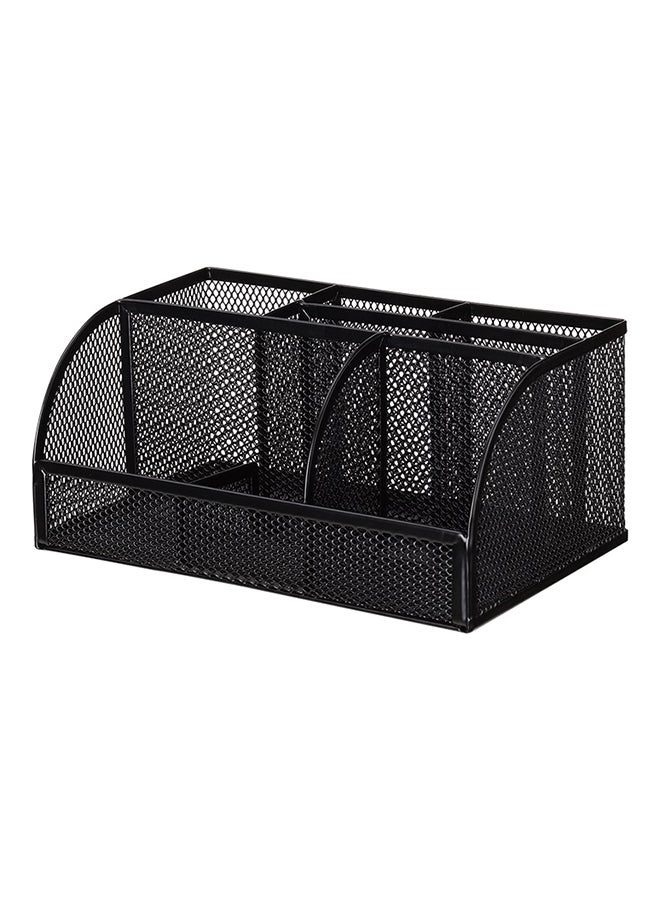 Deli Desk Organizer Metal Mesh Black  - Image 1