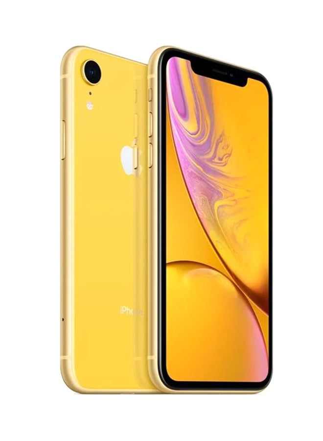 أبل - هاتف آيفون XR بتطبيق فيس تايم، لون أصفر وذاكرة داخلية سعة 128 جيجابايت ومزود بتقنية 4G LTE - منطقة الشرق الأوسط - Image 1