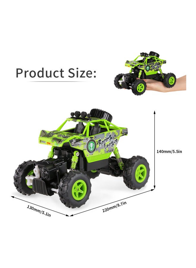 Generic - 4WD RTR King Turned Climb Off-road Rock Crawler RC Car RCAJ533 Green - Image 1