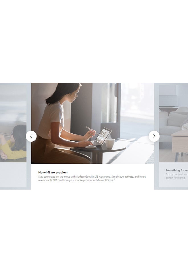 Surface Go With 10-Inch Display, Intel Pentium Gold Processor/8GB RAM/128GB SSD/Intel HD Graphics 615 Silver