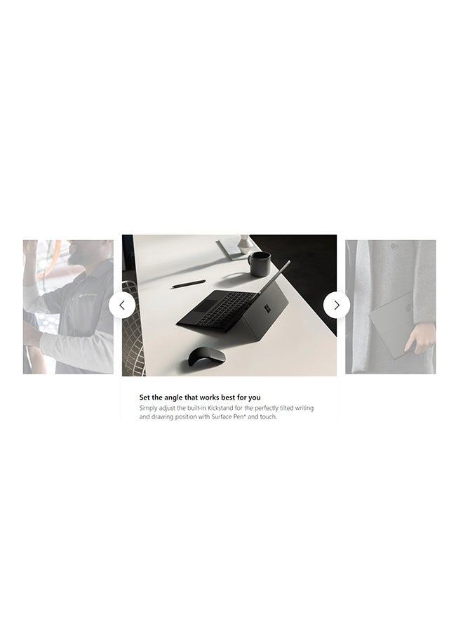 Microsoft Surface Pro 6 LQ6-00001 Convertible Laptop With 12.3-inch Display, Core i5 Processor/8GB RAM/256GB SSD/Intel Integrated Graphics English Platinum  - Image 5