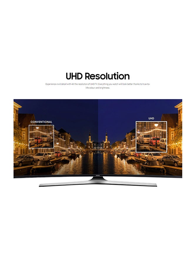 Samsung - 55-Inch 4K Ultra HD Curved Smart TV UA55MU7350 Black - Image 1