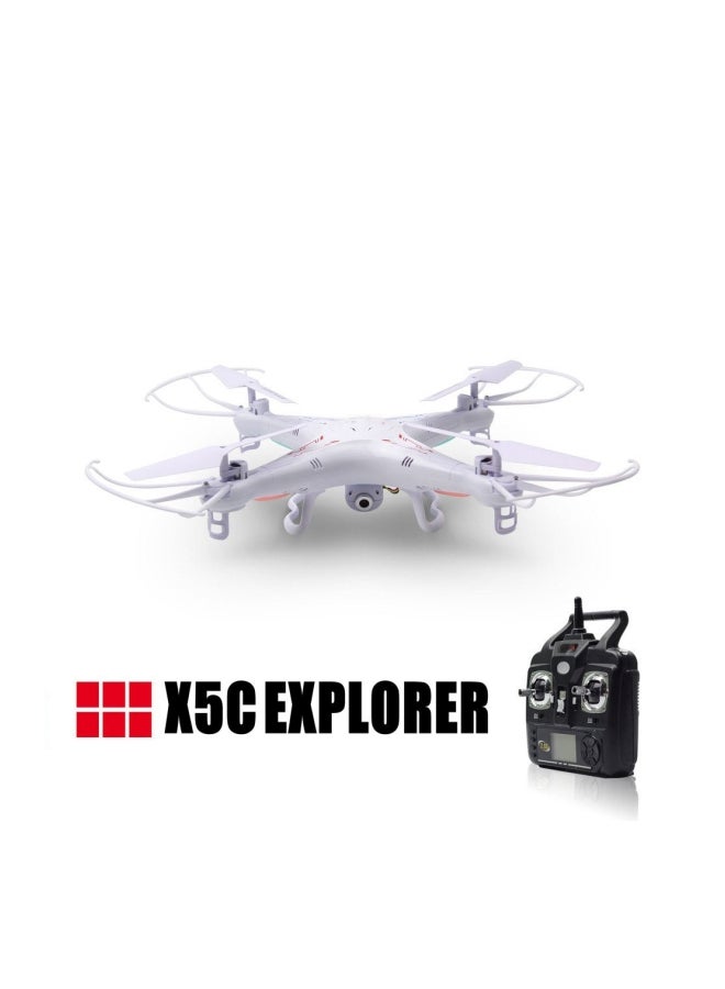 SYMA - X5C Remote Controlled Drone Combo 2MP White - Image 1