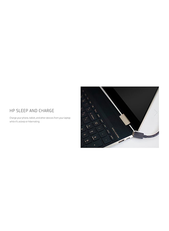 HP - Spectre X360 Convertible (Upgraded Version) Laptop 2-In-1 With 13.3-Inch Display, Core i7 Processor/16GB RAM/1TB SSD/ NVIDIA GeForce GTX 1650TI Graphics Card WIN 10 Black/Gold Black/Gold - Image 1