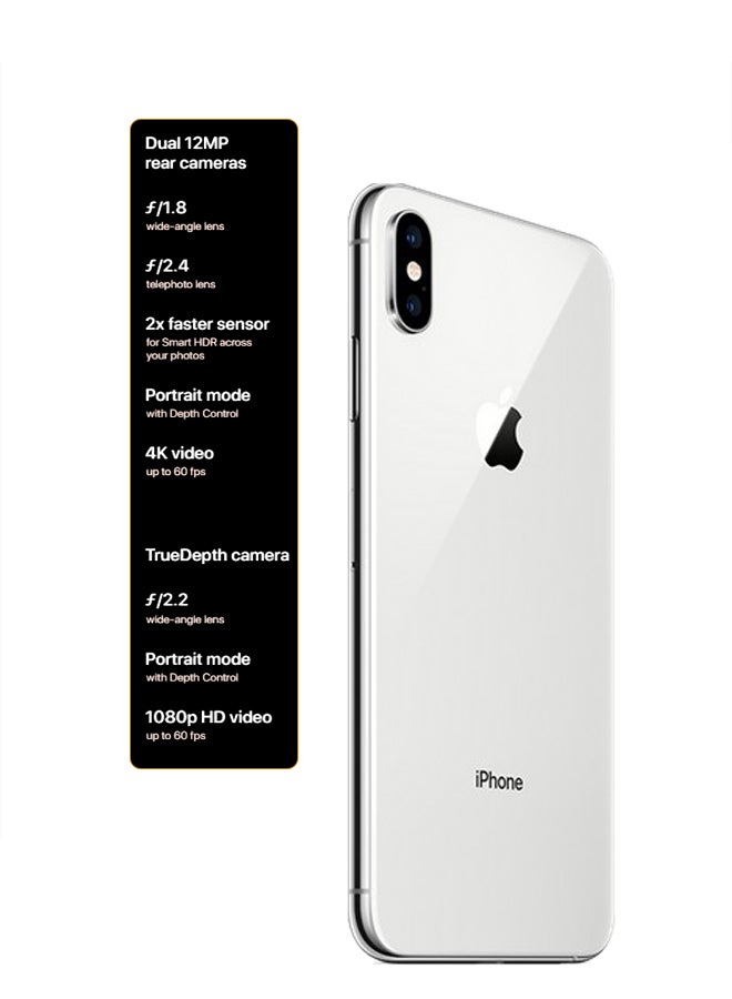 Apple - iPhone Xs Max With FaceTime Silver 64GB 4G LTE - Image 1