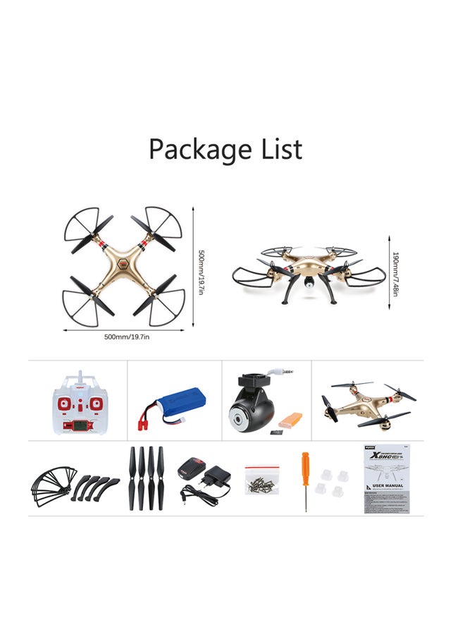 SYMA - X8HC 2MP HD 2.4G Drone Combo - Image 1