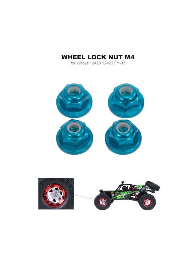 Generic - 4-Piece Wheel Lock Nut Set - Image 1