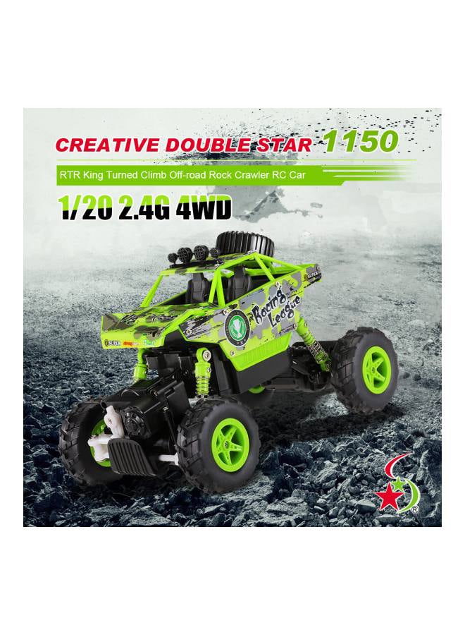 Generic - 4WD RTR King Turned Climb Off-road Rock Crawler RC Car RCAJ533 Green - Image 1