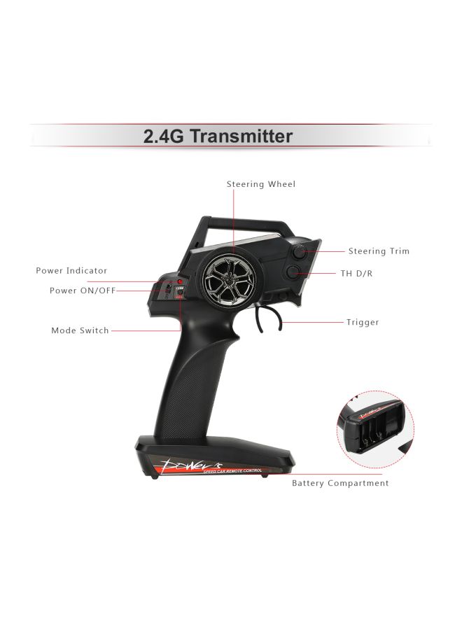 WLtoys 2-Channel Transmitter For RC Car Crawler - Image 2