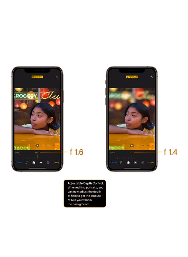 أبل - آيفون XS ماكس بشريحتين بخاصية فيس تايم لون ذهبي سعة 256 جيجابايت ويدعم تقنية 4G LTE - Image 1