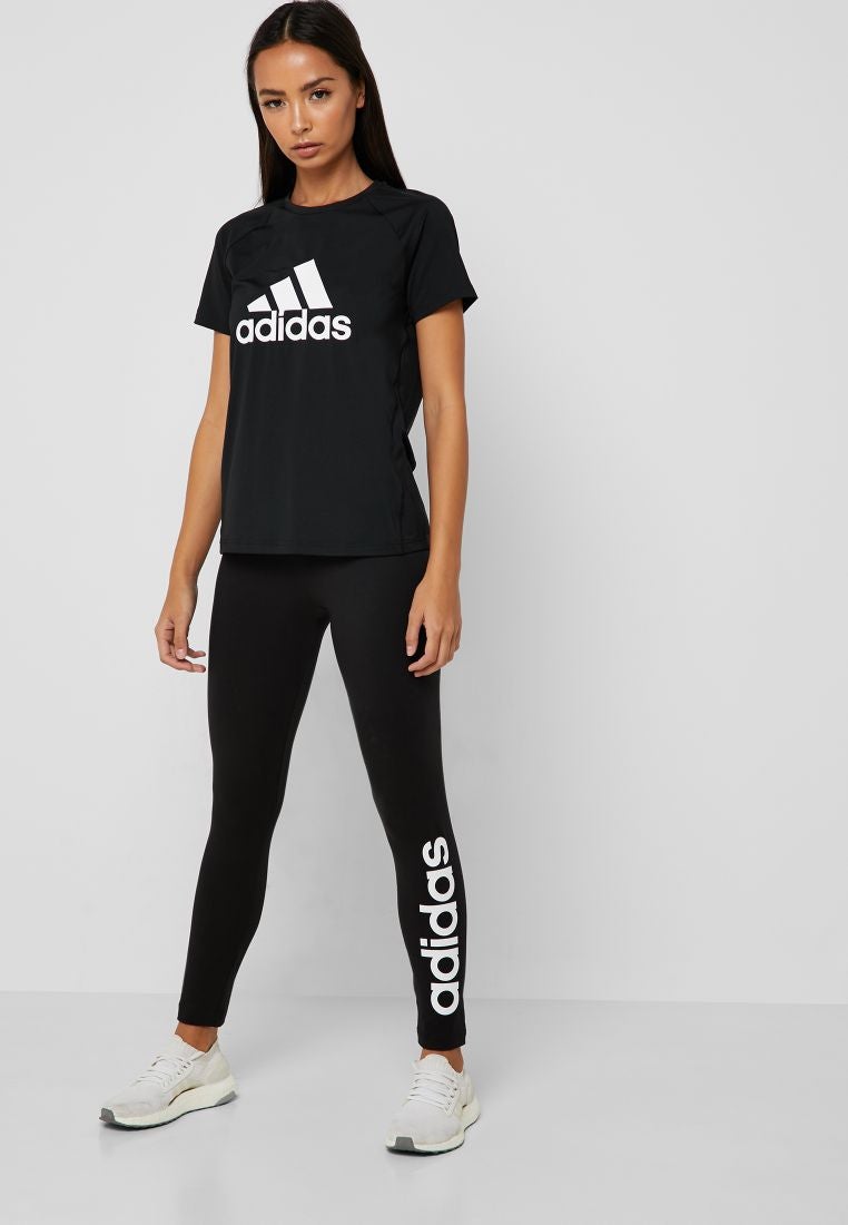Adidas Essential Linear Tights Black - Image 4