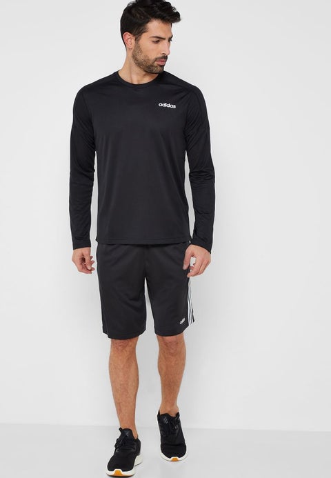 D2M Cool 3 Stripe Shorts Black