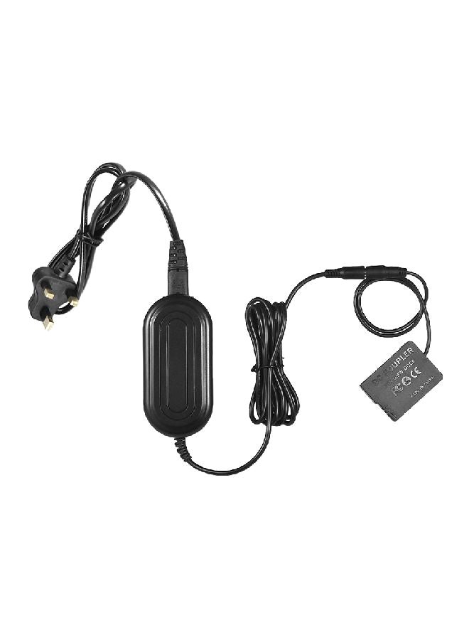 ANDOER - AC Power Adapter Supply Camera Charger With DC Coupler Kit For Panasonic DMC-FZ200/FZ1000/GH2 Black - Image 1