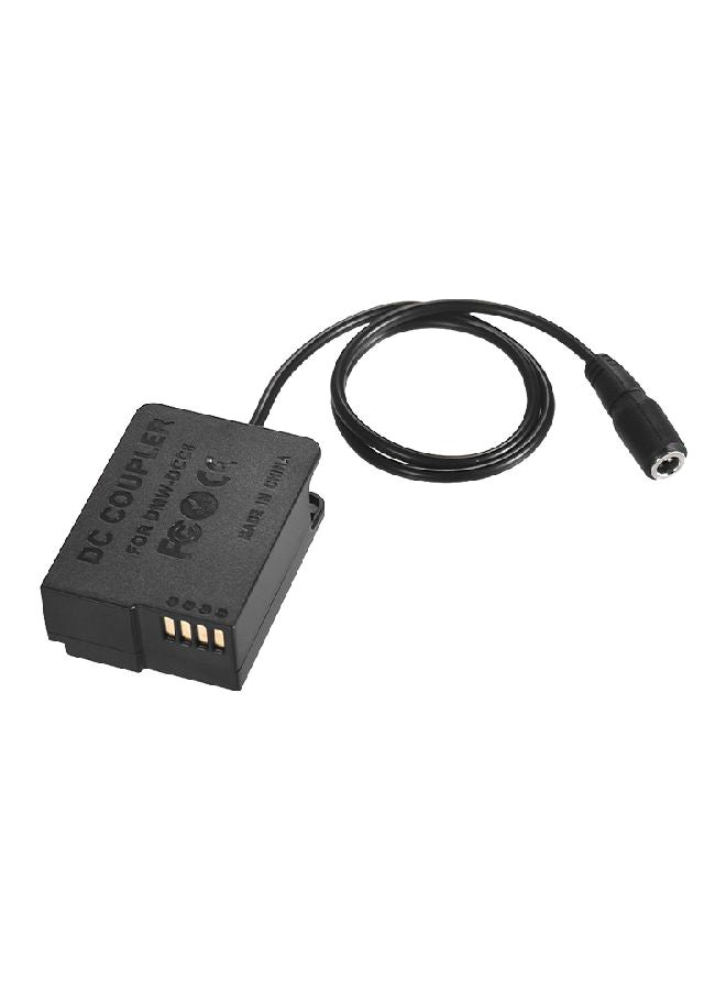 ANDOER - AC Power Adapter Supply Camera Charger With DC Coupler Kit For Panasonic DMC-FZ200/FZ1000/GH2 Black - Image 1