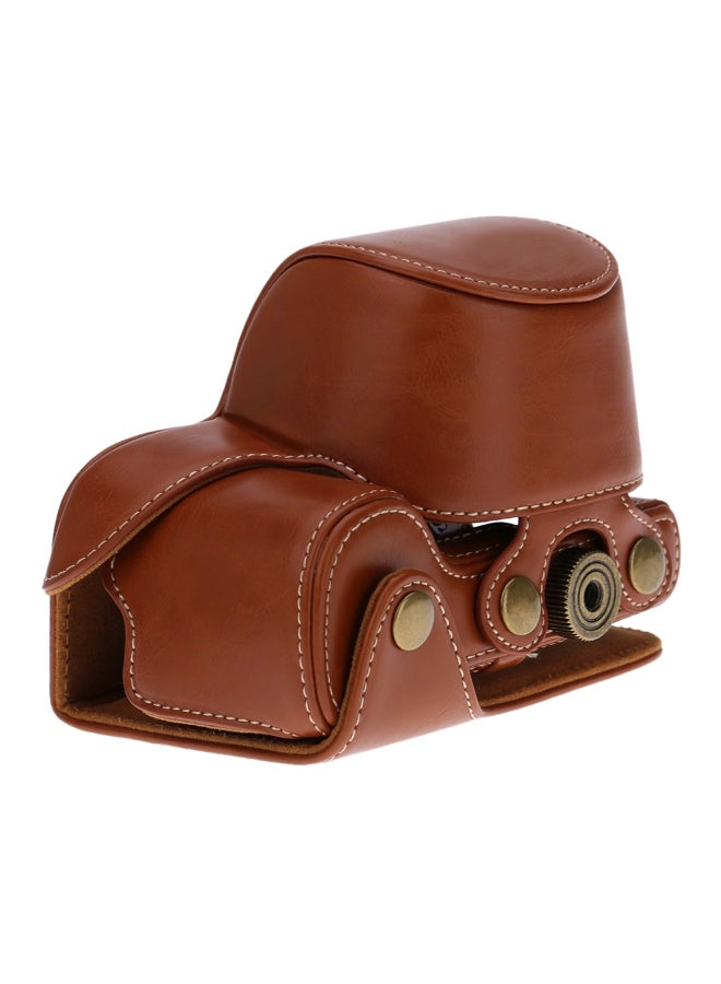ANDOER Camera Case Cover Brown/Gold  - Image 1