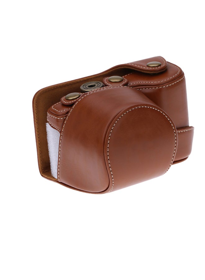 ANDOER Camera Case Cover Brown/Gold  - Image 3