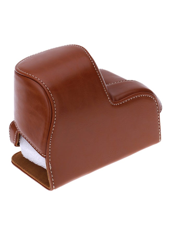 ANDOER Camera Case Cover Brown/Gold  - Image 4