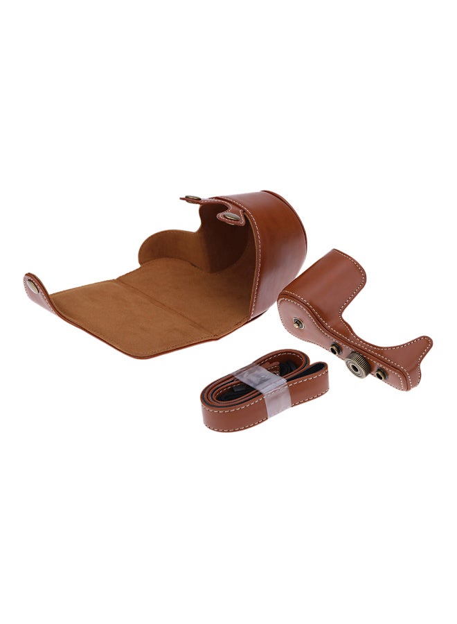 ANDOER Camera Case Cover Brown/Gold  - Image 5