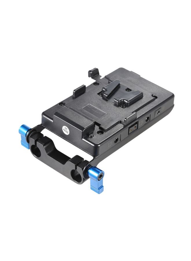 Battery Plate With Clamp For Sony V-Mount Black/Blue  - Image 5