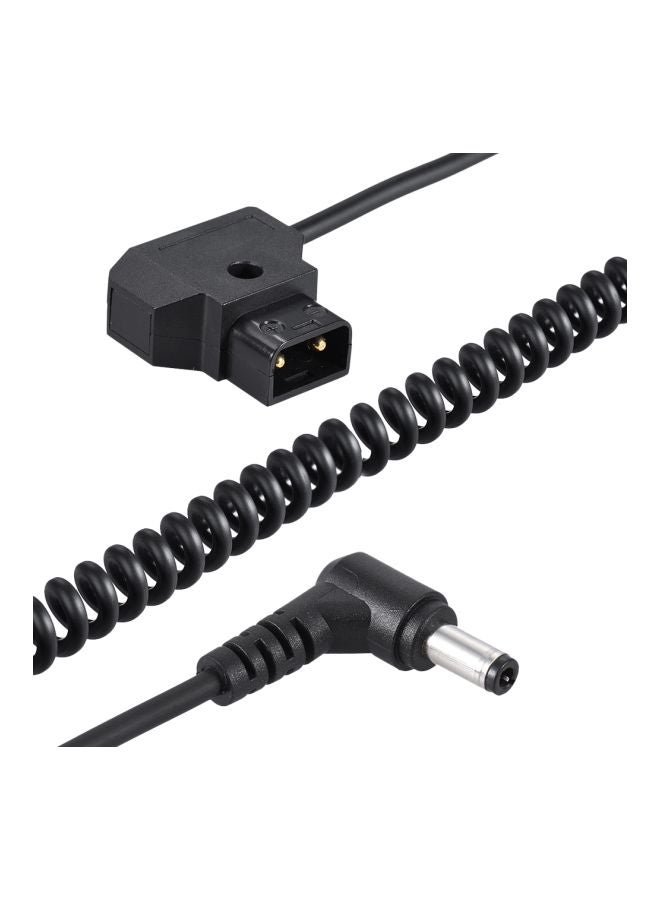 ANDOER D-Tap Male To Right Angled Plug Adapter Cable Black - Image 2