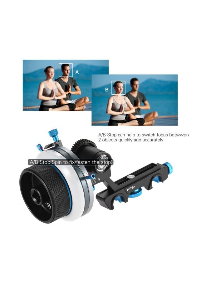 Fotga - DP500III Follow Focus With Speed Crank Handle Black - Image 1
