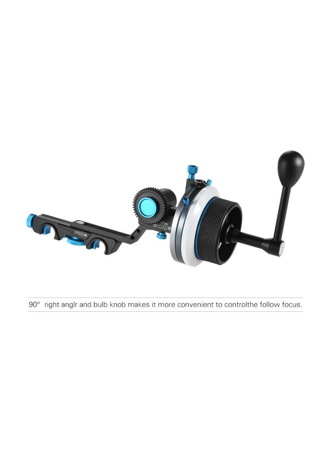 Fotga - DP500III Follow Focus With Speed Crank Handle Black - Image 1