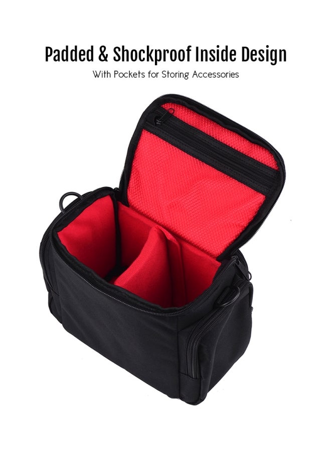 Caden Padded Camera Bag Black  - Image 3