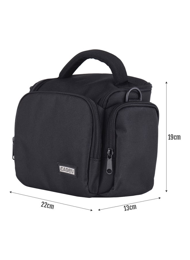 Caden Padded Camera Bag Black  - Image 2