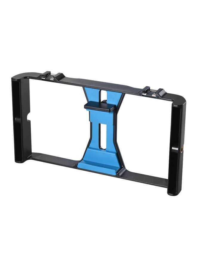 ANDOER Phone Hand Grip Bracket Holder Black/Blue - Image 1