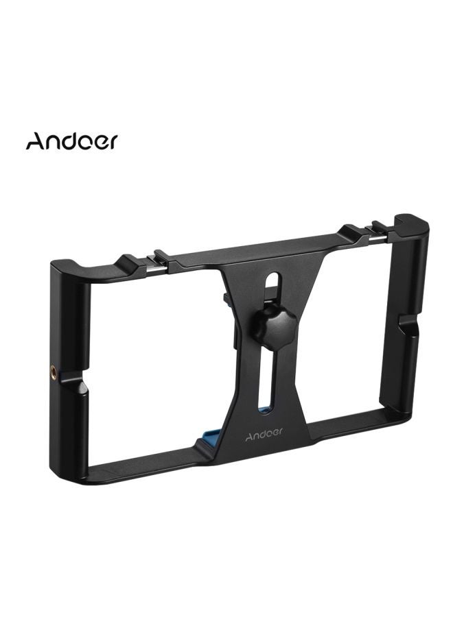 ANDOER Phone Hand Grip Bracket Holder Black/Blue - Image 2