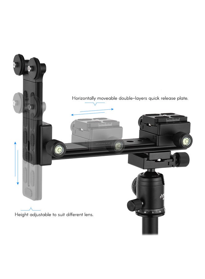 ANDOER Telephoto Lens Support Long Lens Holder Bracket Black  - Image 4