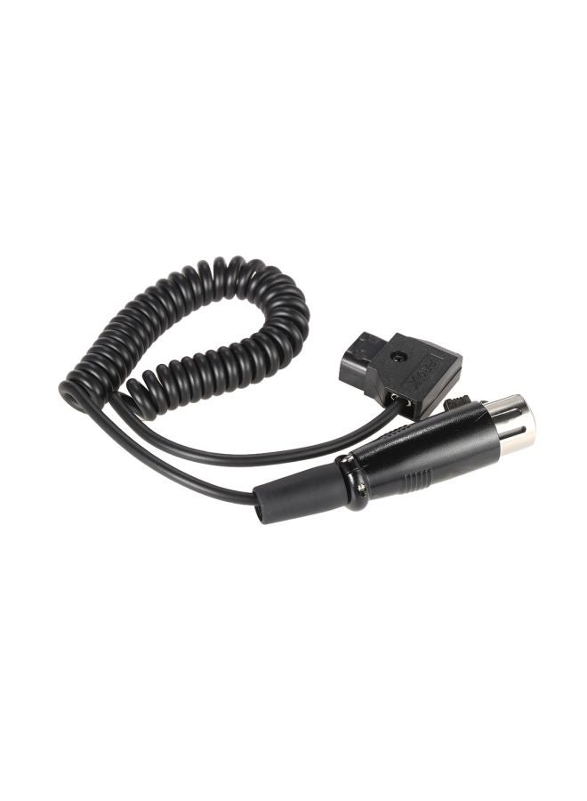 ماركة غير محددة كابل طاقة من D-Tap ذكر إلى XLR أنثى أسود  - Image 5