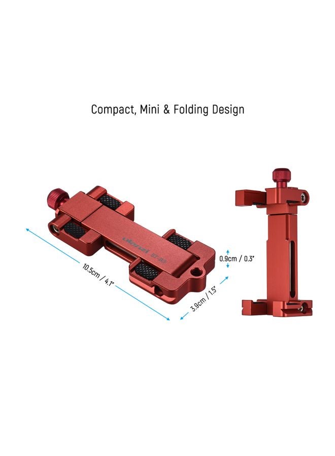 Ulanzi Foldable Phone Holder Bracket Red - Image 5